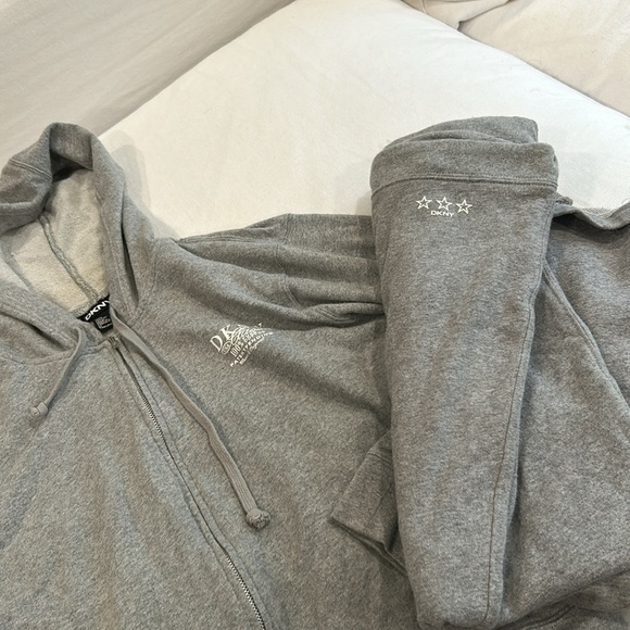 DKNY Classics Grey Vintage Lounge Set 100% Cotton Grey Size M/L